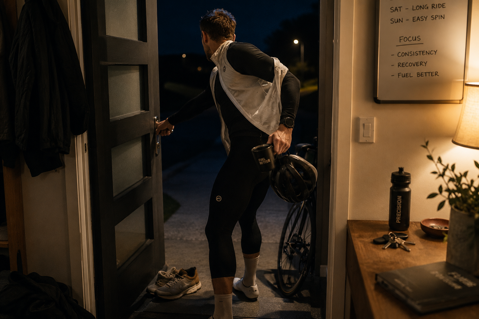 Cyclist planning effective training with limited time